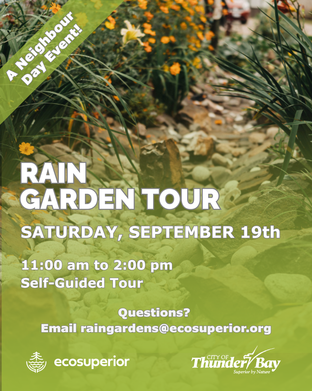 Neighbour Day Rain Garden Tour 2026