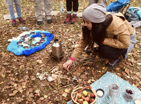 guided nature collection activity