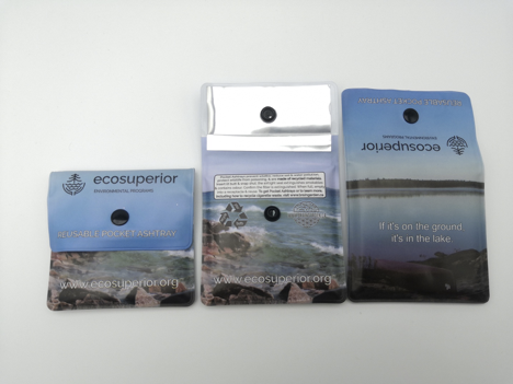 reusable cigarette pouch, cigarette waste solution