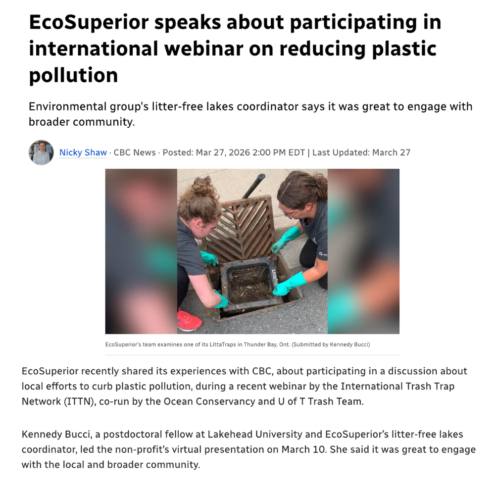 EcoSuperior Speaks About Participating in International Webinar on Reducing Plastic Pollution